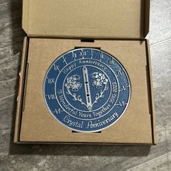 Anniversary Sundial Gift for 15th Silver Wedding Anniversary  in 2025 | 8" inch