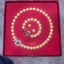 pearl jewelry set