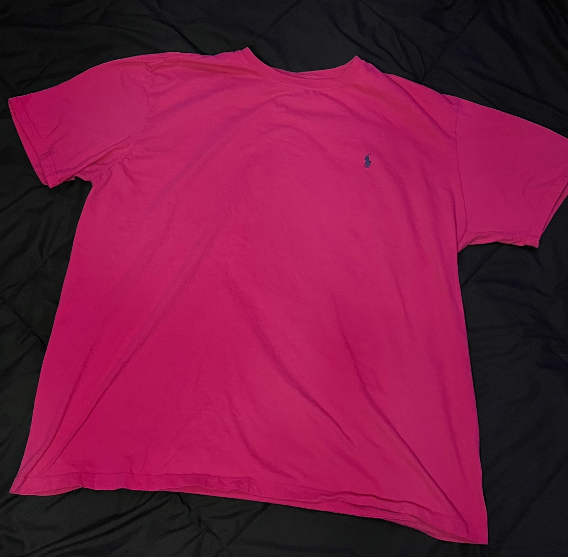 Vintage pink polo Ralph Lauren tee shirt 