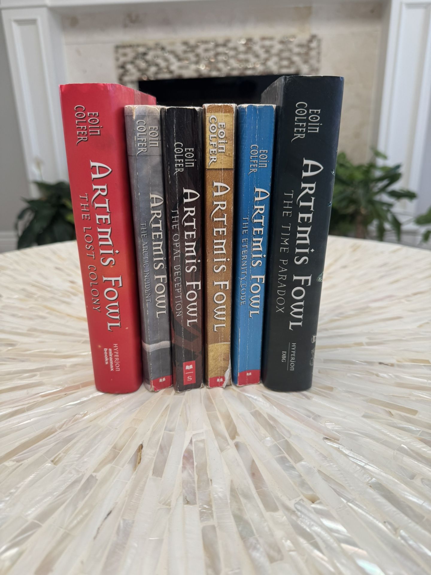 Artemis Fowl Book Lot (6 Books) by Eoin Colfer β’ Mixed Scholastic & Hyperion Editions π§ β¨