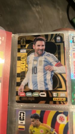 Messi gold card and Salah