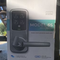 Lockly Model-S6 Smart Touchscreen Door Latch Lock With Bluetooth 