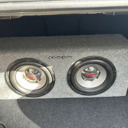 Dual 10in Rockford Fosgate Speaker 