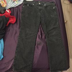 Black Baggy True Religion jeans