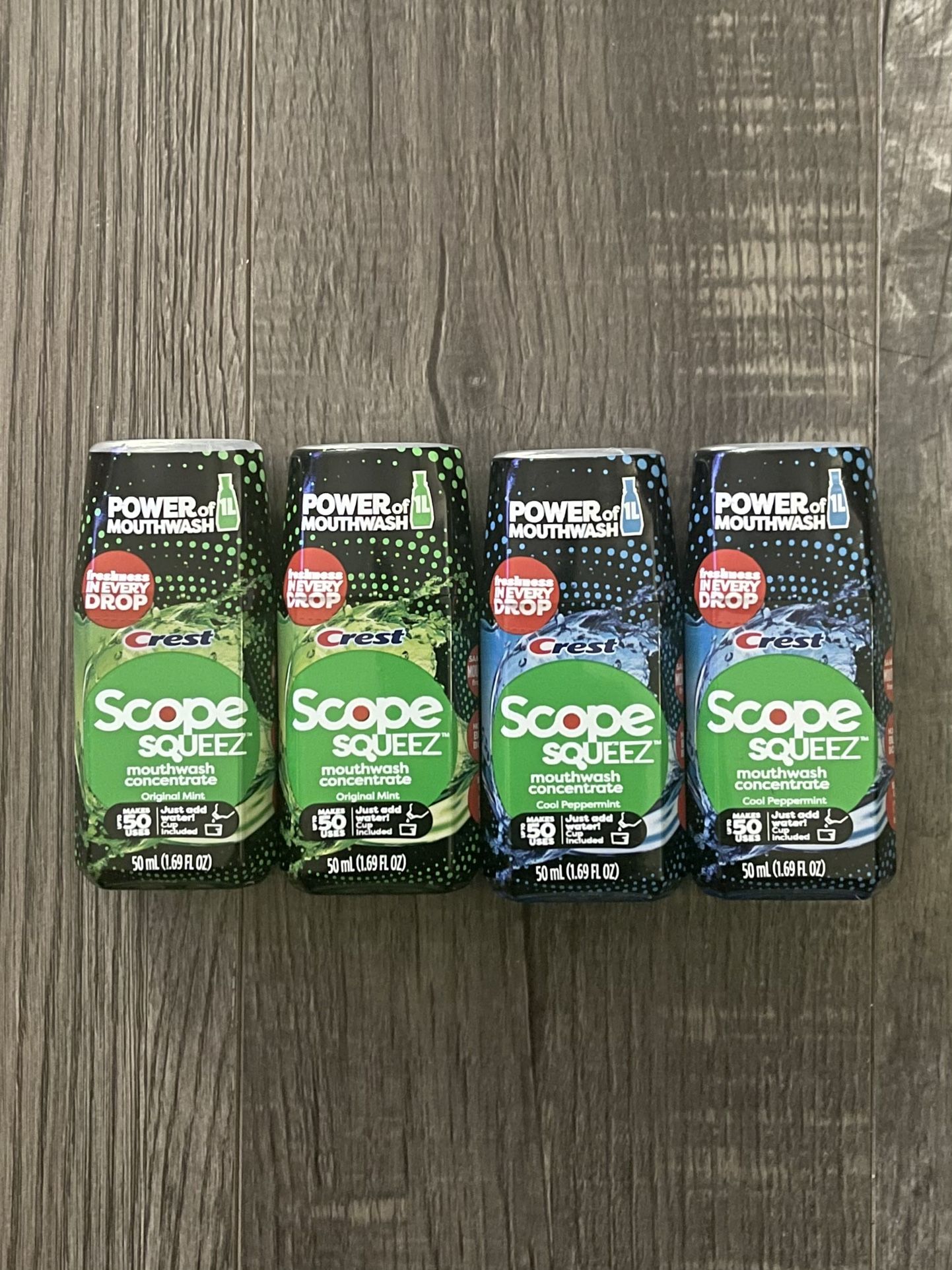 Crest Scope Squeez  Mouthwash Concentrate $4 Each 