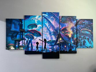 Rick and Morty Canvas Wall Art