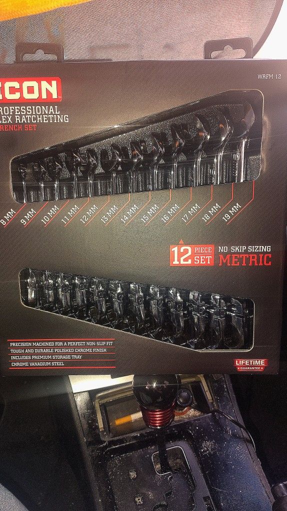 Icon Professional Flex Ratcheting Wrench Set (Metric)