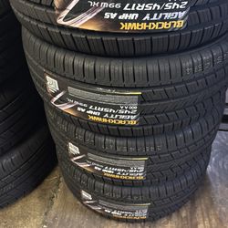 245/45/17 Blackhawk tires 🛞