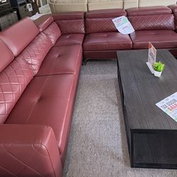 Red Sectional 