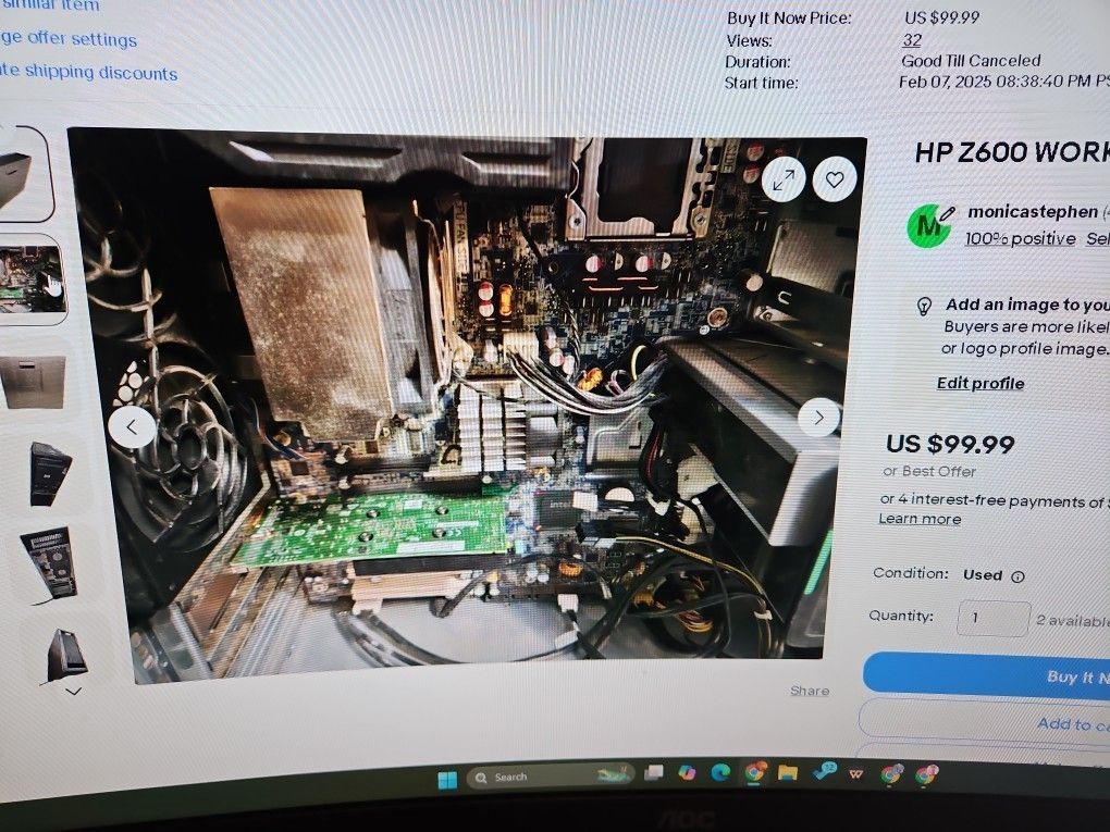 2x Hp Z600 Workstation Desktop PC