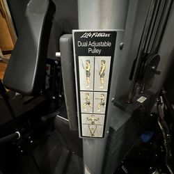 Life Fitness Dual Adjustable Pulley Machine 