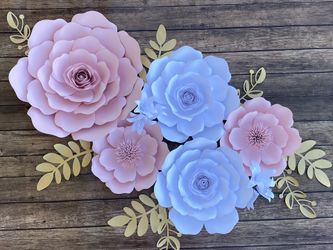 Paper Flowers / Flores de Papel / Bridal Shower / Baby Shower / Birthday Decor / Nursery Decor