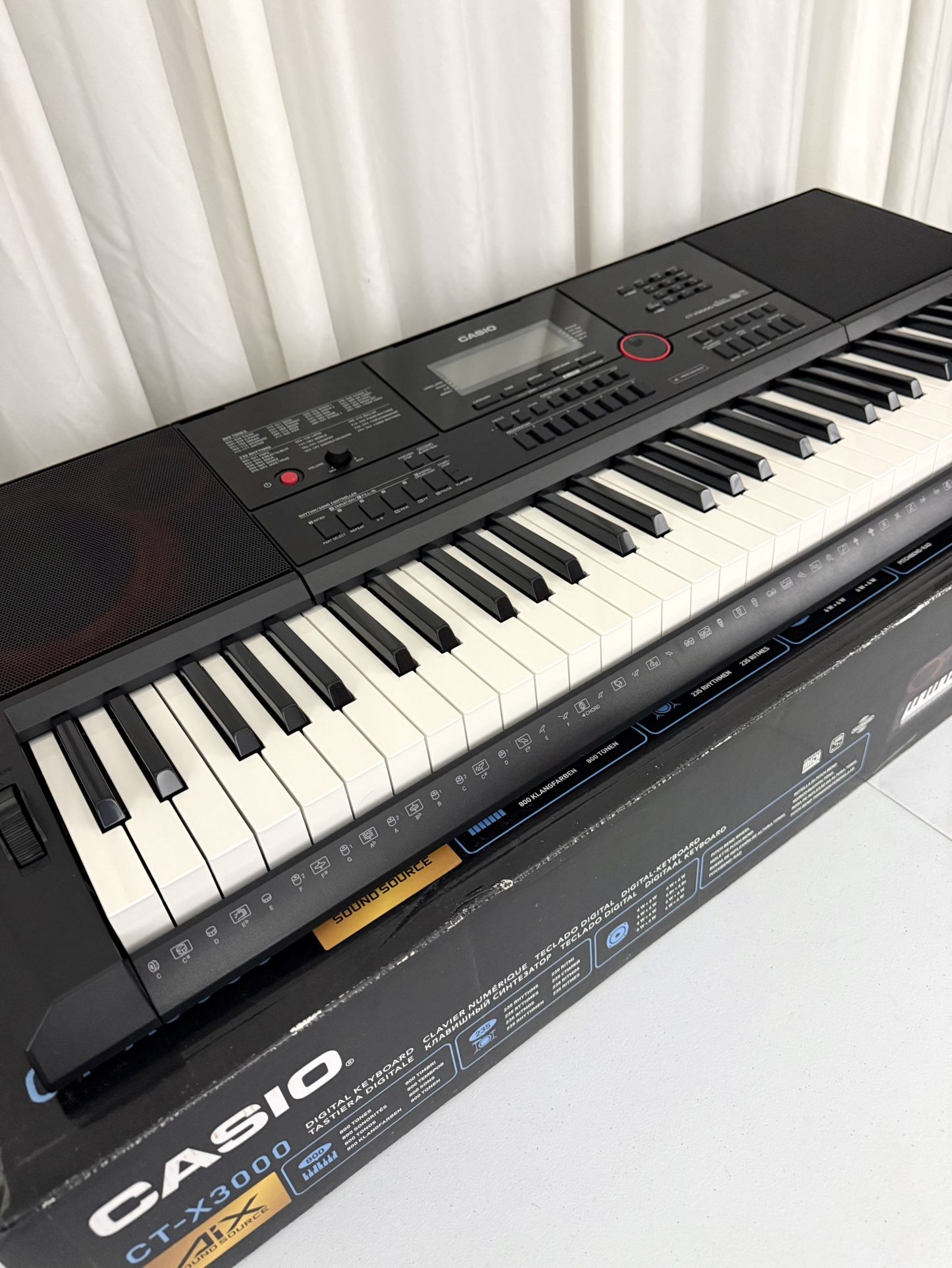 Casio CT-X3000 Premium Portable Keyboard Bundle