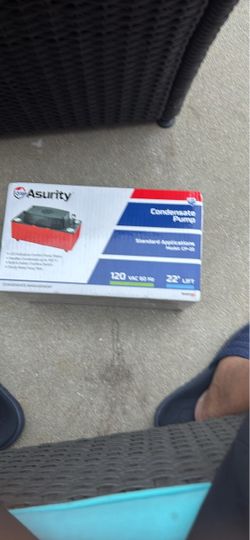 Asurity by Diversitech ULTRACP-22 120V Compact HVAC Condensate Pump with 22' Max Lift Height, Standard HVAC Condensate Removal Pump for Air Conditione