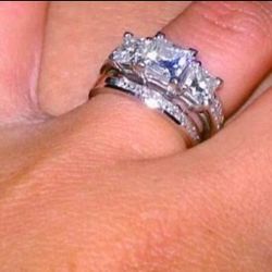 Three Stone Engagement Ring