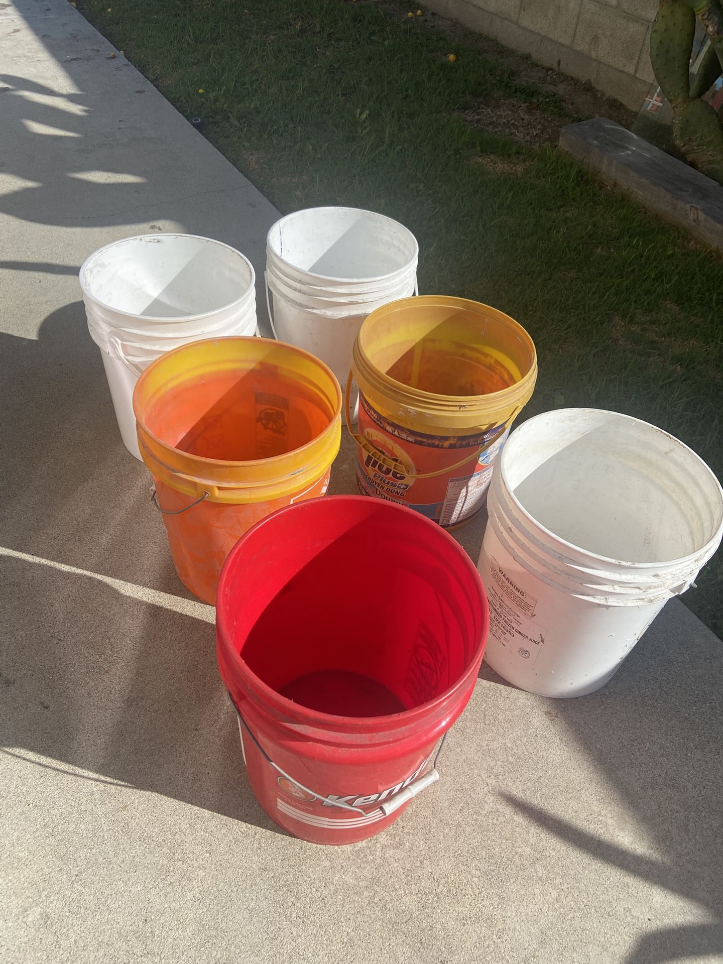 Buckets Multi Purpose Plastic Container