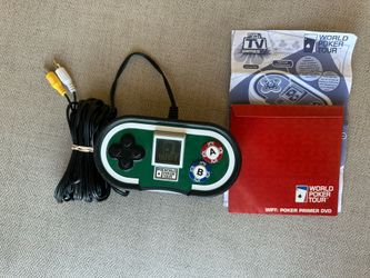 World Poker Tour Jakks Pacific Plug N Play TV Video Game With Primer DVD
