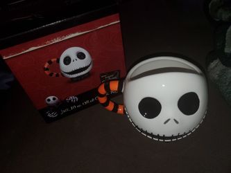 Brand new Jack Skellington ceramic mug head