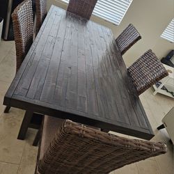 Dining Table w/ Six Chairs