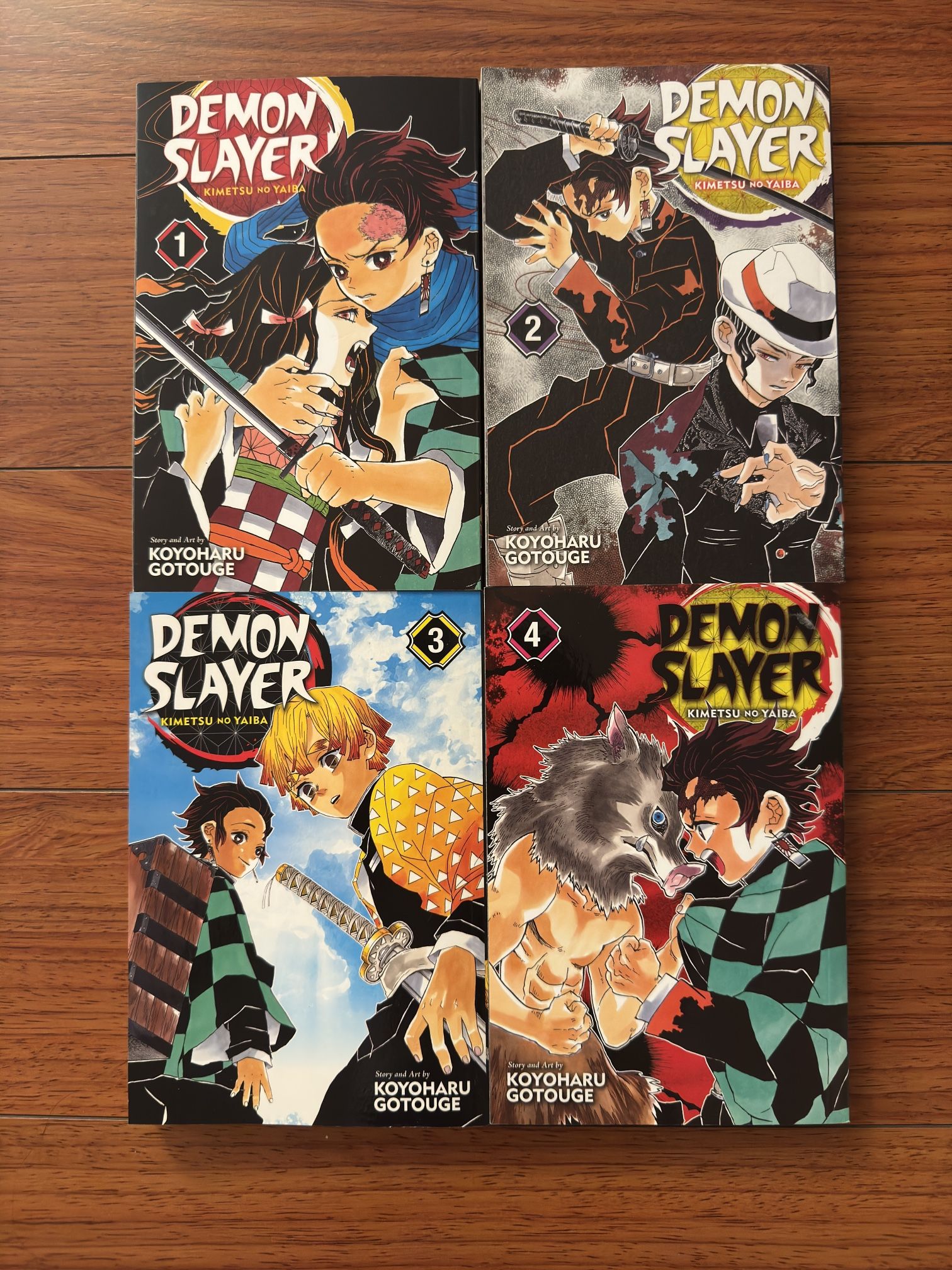 Demon Slayer KIMETSU NO YAIBA (English 1-4 Set)