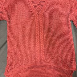  Knitted Shirt Cranberry Red XL 