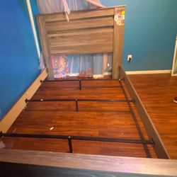 Queen Headboard and Frame 