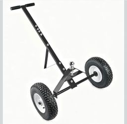 BRAND NEW IN THE BOX 650LBS Capacity Trailer Dolly, 1-7/8” Hitch Ball with 12” Pneumatic Tires, Black Powder Coated Steel Trailer Mover Dolly, White W