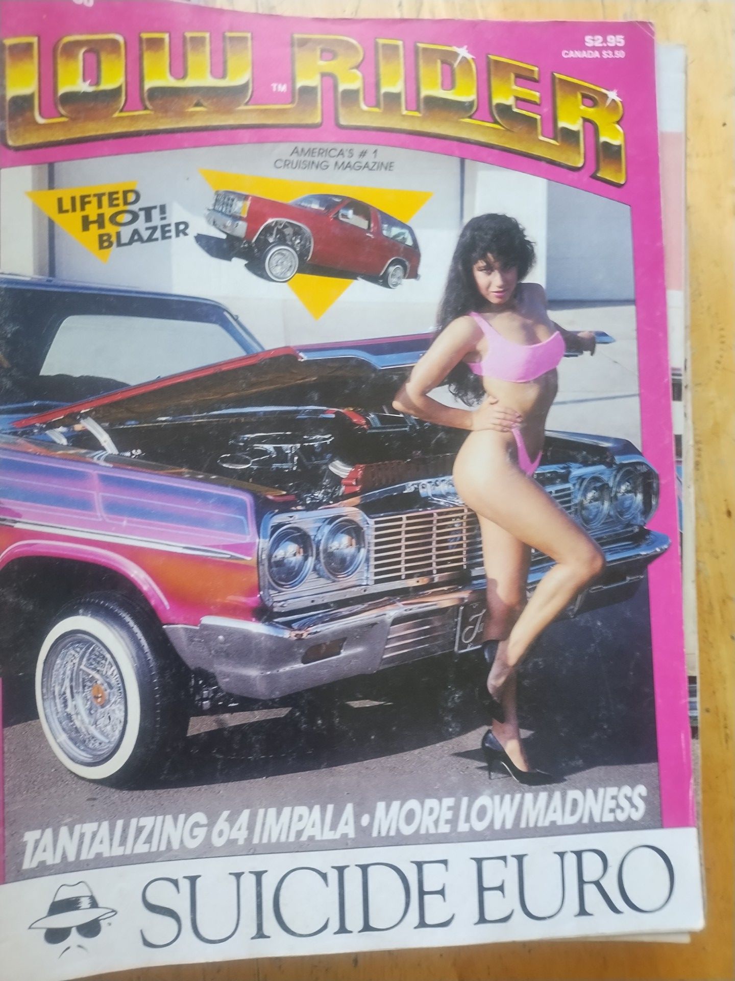 Lowrider Magazine Lowrider magazines from 88 to 92 3 stacks