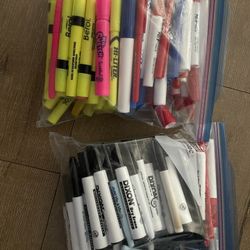 75+ Highlighters, Dry Erase, Wetmarkers