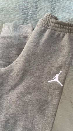 Jordan Jumpman Gray Fleece Sweatpants Large Youth 12-13 yrs old