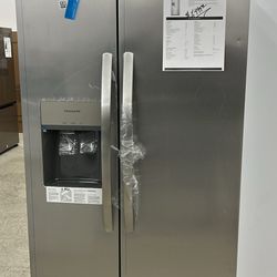 New 33Inch. Frigidaire Side By Side Refrigerator - Financing Available 