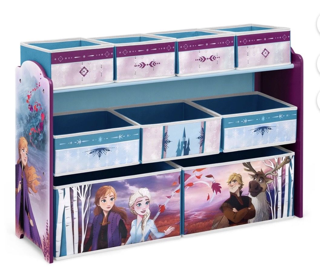 Toy Storage Disney Frozen Deluxe 9 Bin Design and Store Toy Organizer by Delta Children