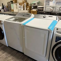 Samsung washer and dryer gas dryer with warranty
