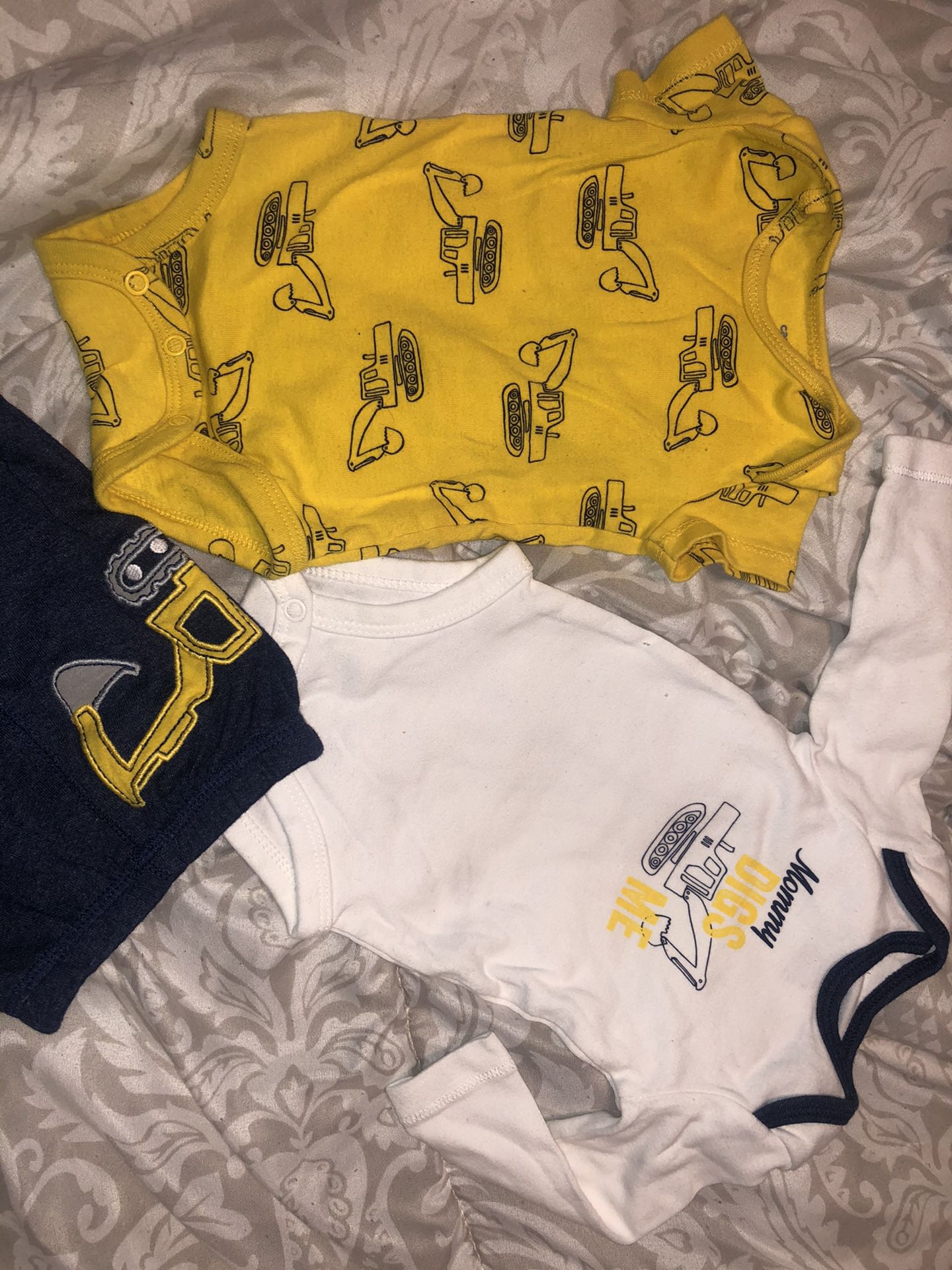 Baby trucks outfit