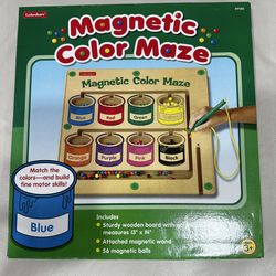 Lakeshore Children Magnetic Color Maze Educational 13” X 14”