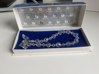 Genuine Preciosa Crystal Necklace And Earrings