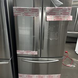New Open Box Stainless Steel French Style Refrigerator 