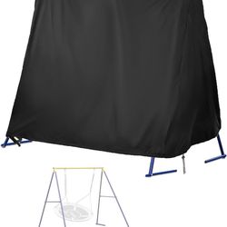 Outdoor Swing Cover, Waterproof and Heavy-Duty Cover for Patio A Frame Swing Set & Porch Glider Hammock & Porch Swing Stand (84" L×63" W×70" H)