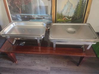 Stainless steel chafing dish set