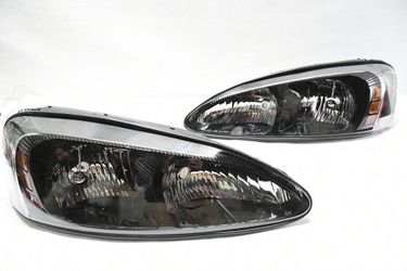 04-08 PONTIAC GRAND PRIX HEADLIGHTS AMBER BLACK