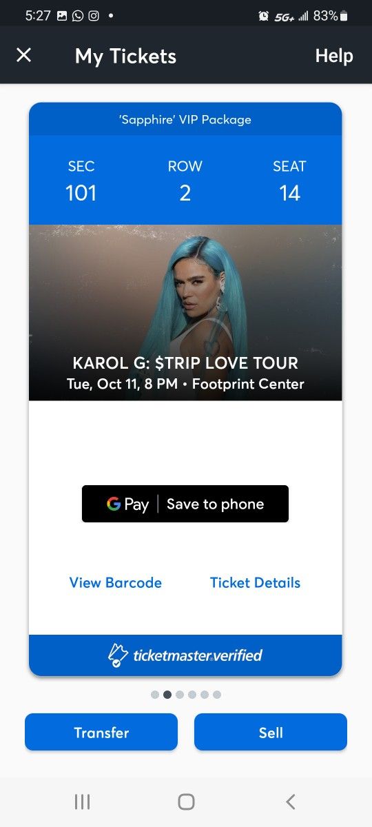 Karol G Tickets