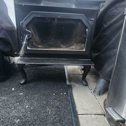 Country Wood Burning Fireplace 