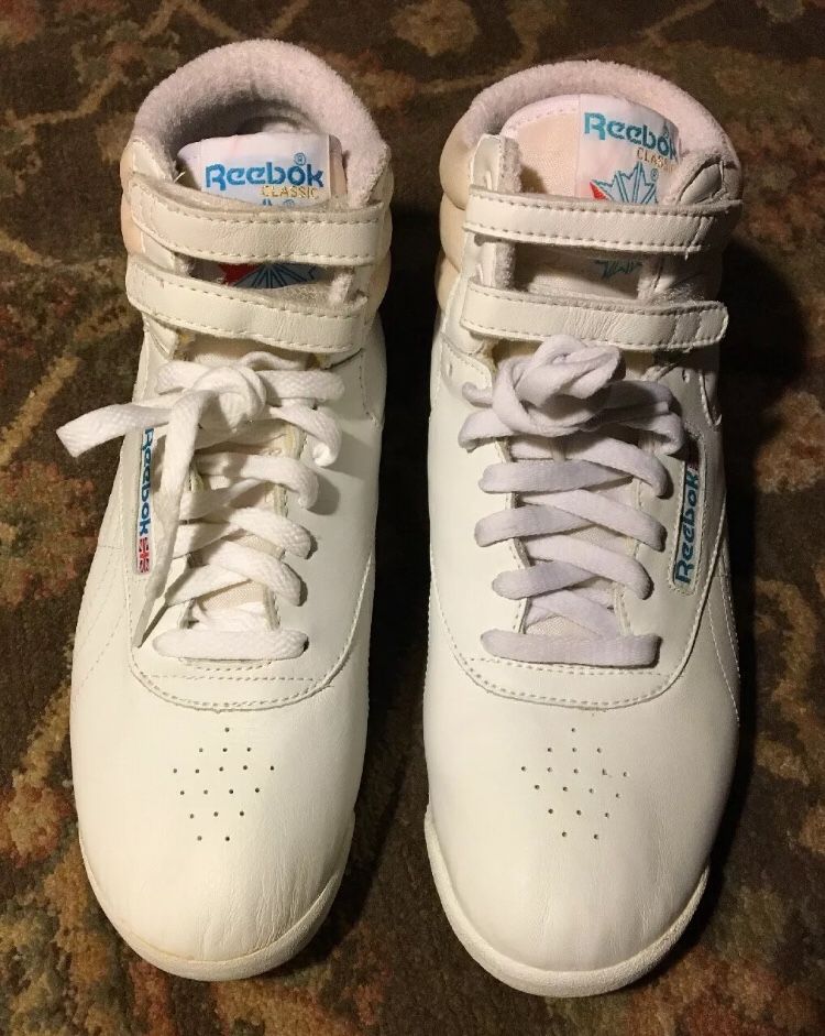 Vintage Reebok Classic Hi Top Shoes Aerobic freestyle Unisex
