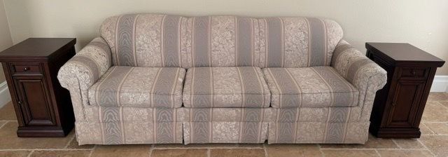 sofa with two side stands