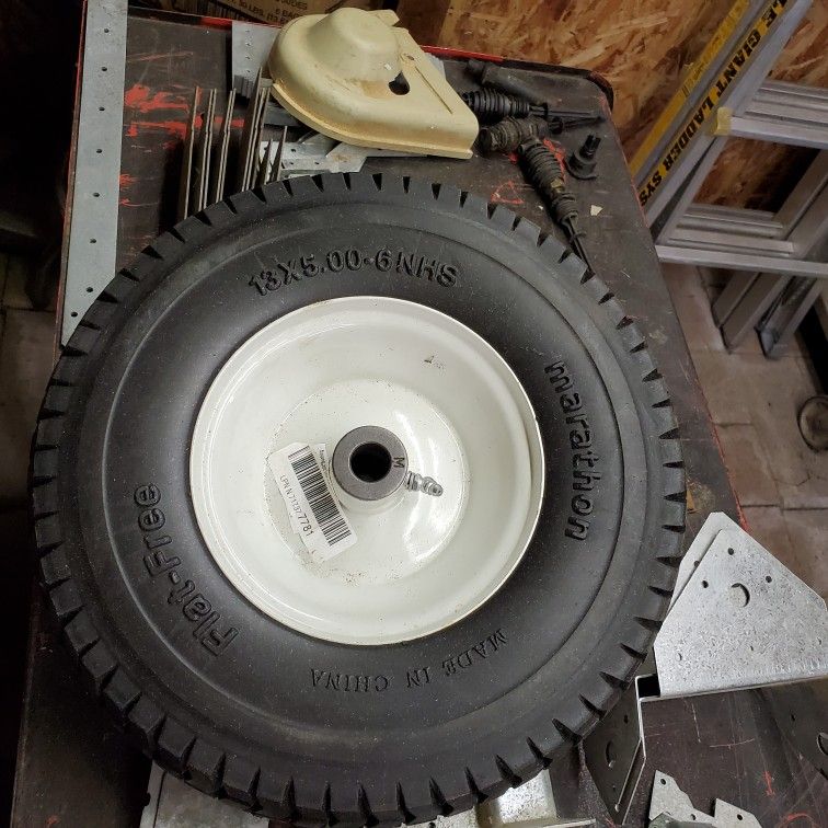 Lawn Tractor/ Mower Never Flat Front Tire 