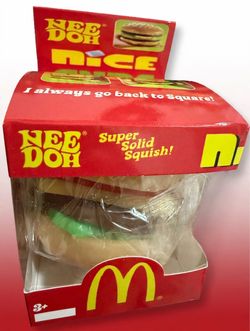 Nee Doh McDonald's Burger Squish Toy. 5 Dlls each