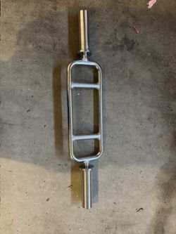 Barbell 34'' Olympic Triceps Bar, Chrome