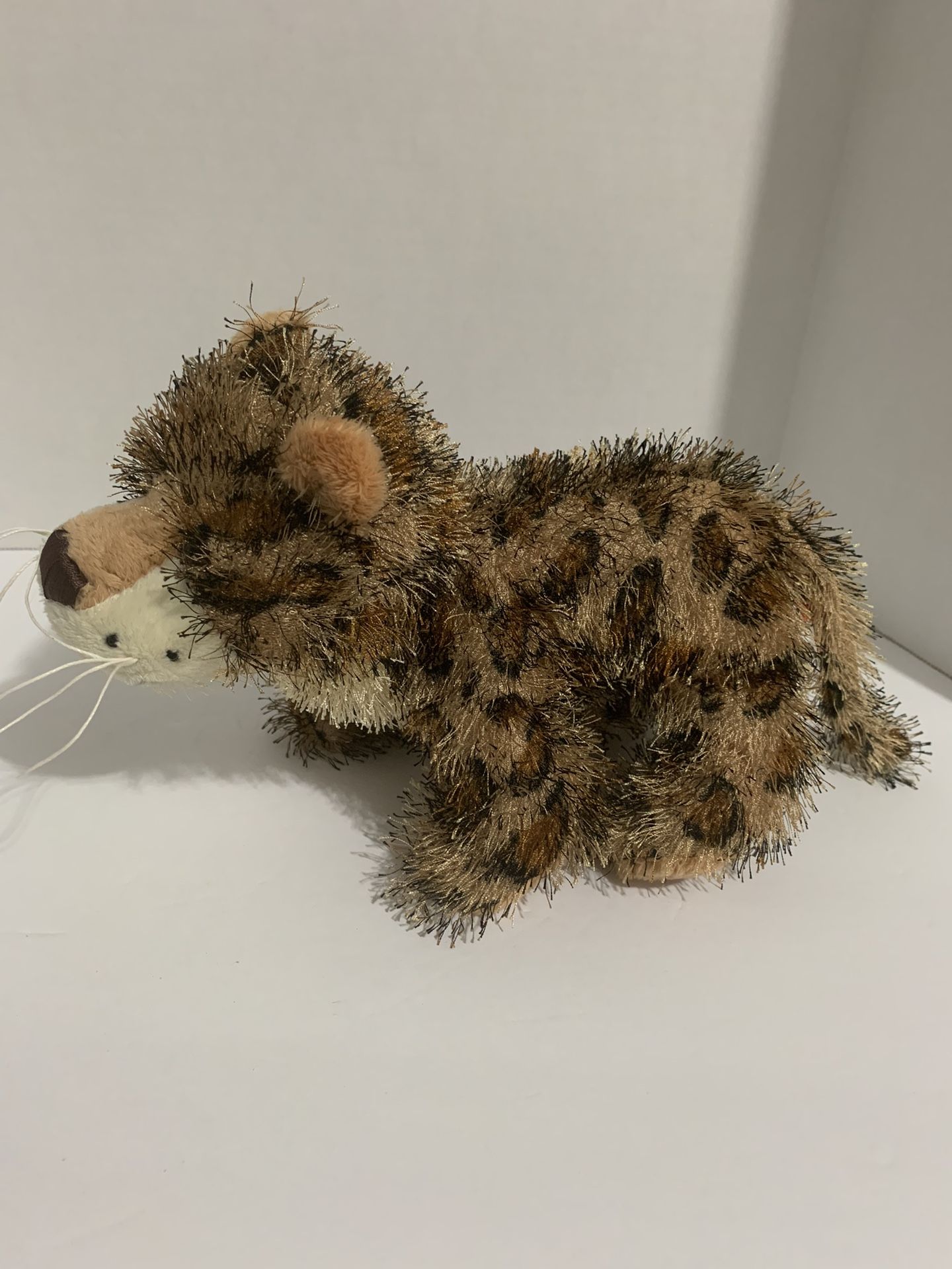 Ganz Webkinz Leopard Cheetah Jaguar HM031 Plush Bean Bag 7" tall