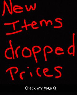 New Prices reduced check my page $20