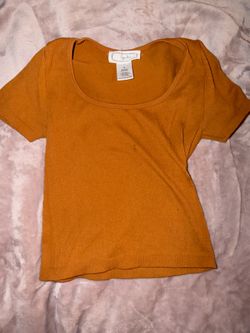 Juniors’ Burnt Orange Shirt